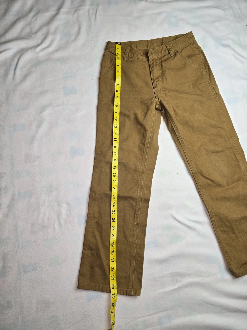 Carhartt Boys' Brown Straight-Leg Work Pants - Picture 4 of 6